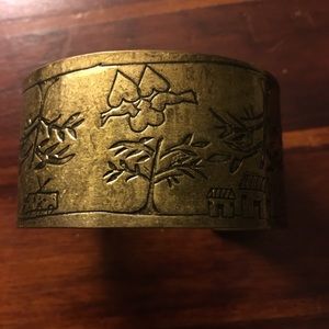 Brass cuff ~ Vintage Aldo